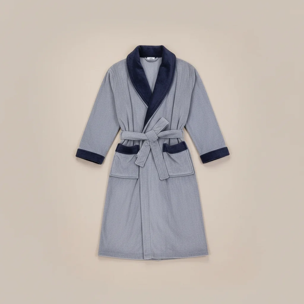 robe chambre homme confort premium absorbante - Vue 2 - robe chambre homme