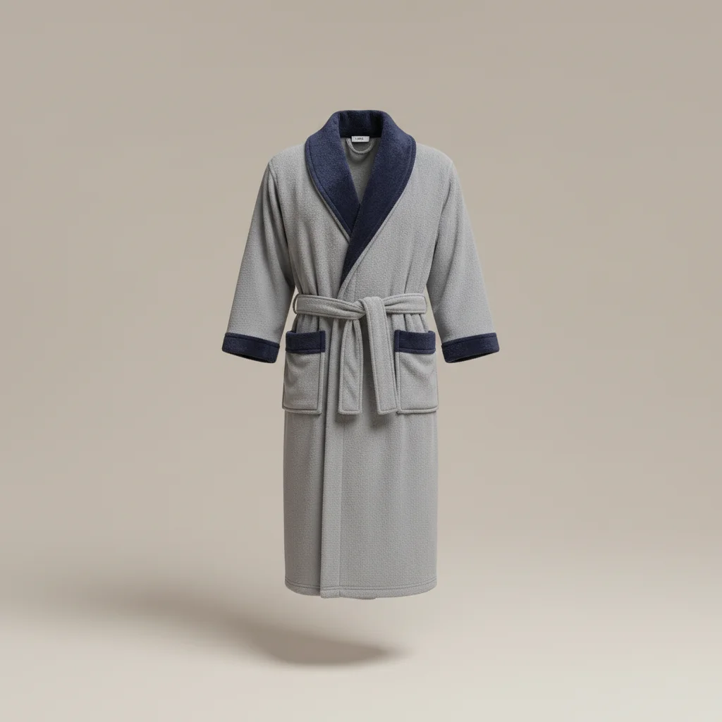 robe chambre homme confort premium absorbante - Vue 5 - robe chambre homme