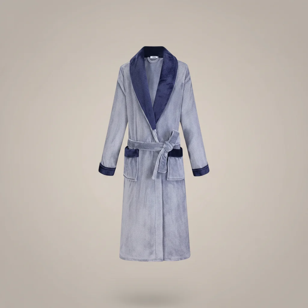 robe chambre homme confort premium absorbante - Vue 6 - robe chambre homme