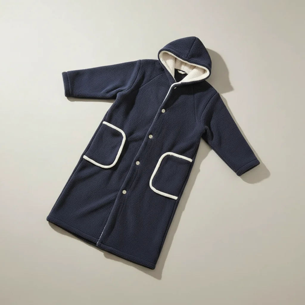 robe chambre homme confort quotidien avec capuche - Vue 4 - robe chambre homme