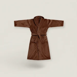 robe chambre homme confort quotidien flanelle - Vue 2 - robe chambre homme