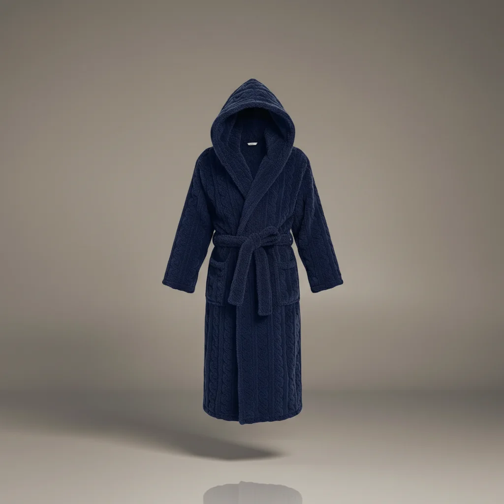 robe chambre homme confort ultime avec capuche - Vue 11 - robe chambre homme
