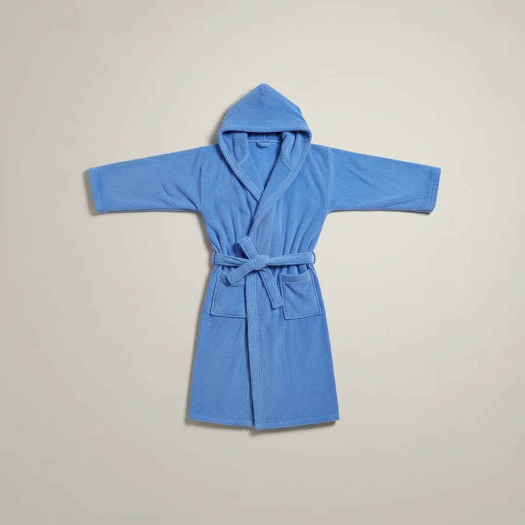 robe chambre homme coton capuche absorbante - Vue 2 - robe chambre homme