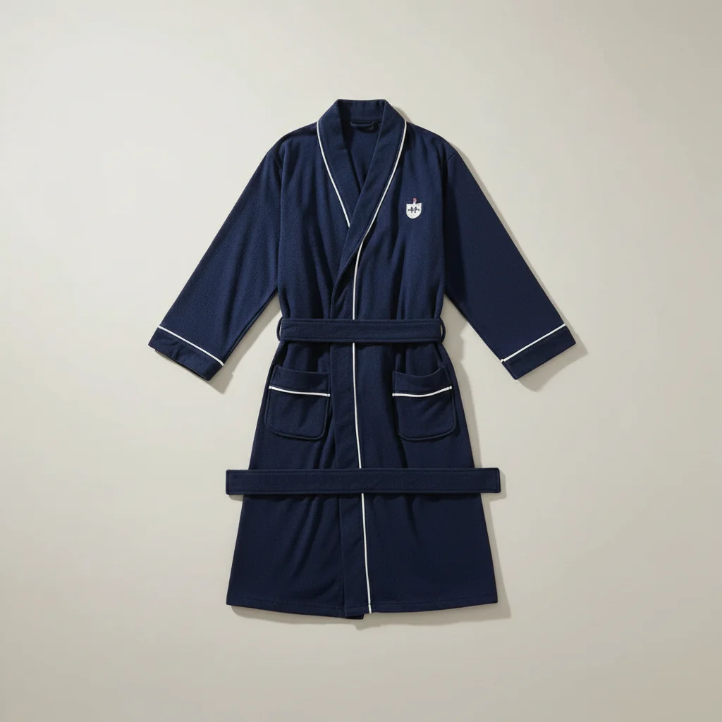 robe chambre homme coton confort quotidien - Vue 2 - robe chambre homme