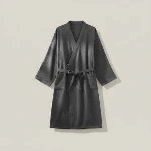 robe chambre homme coton léger quotidien - Vue 1 - robe chambre homme