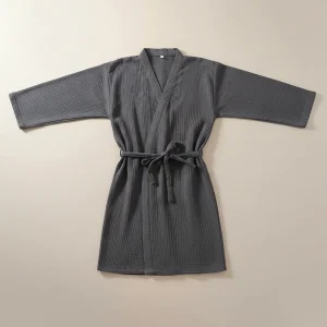 robe chambre homme coton léger quotidien - Vue 2 - robe chambre homme