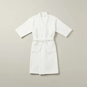 robe chambre homme coton nid d'abeille confort - Vue 1 - robe chambre homme