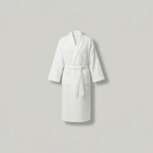 robe chambre homme coton nid d'abeille léger - Vue 1 - robe chambre homme