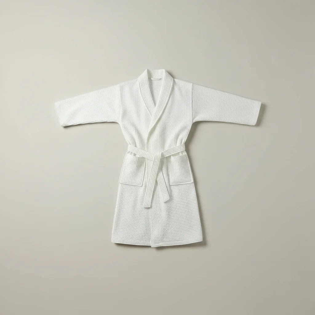 robe chambre homme coton nid d'abeille léger - Vue 2 - robe chambre homme