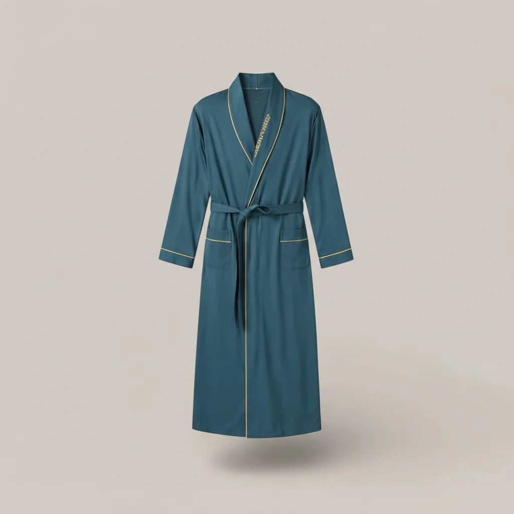 robe chambre homme coton polyester confort - Vue 1 - robe chambre homme