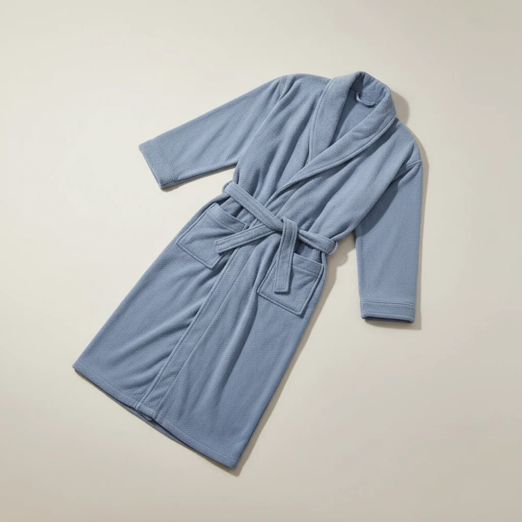 robe chambre homme éponge absorbante confort quotidien - Vue 2 - robe chambre homme