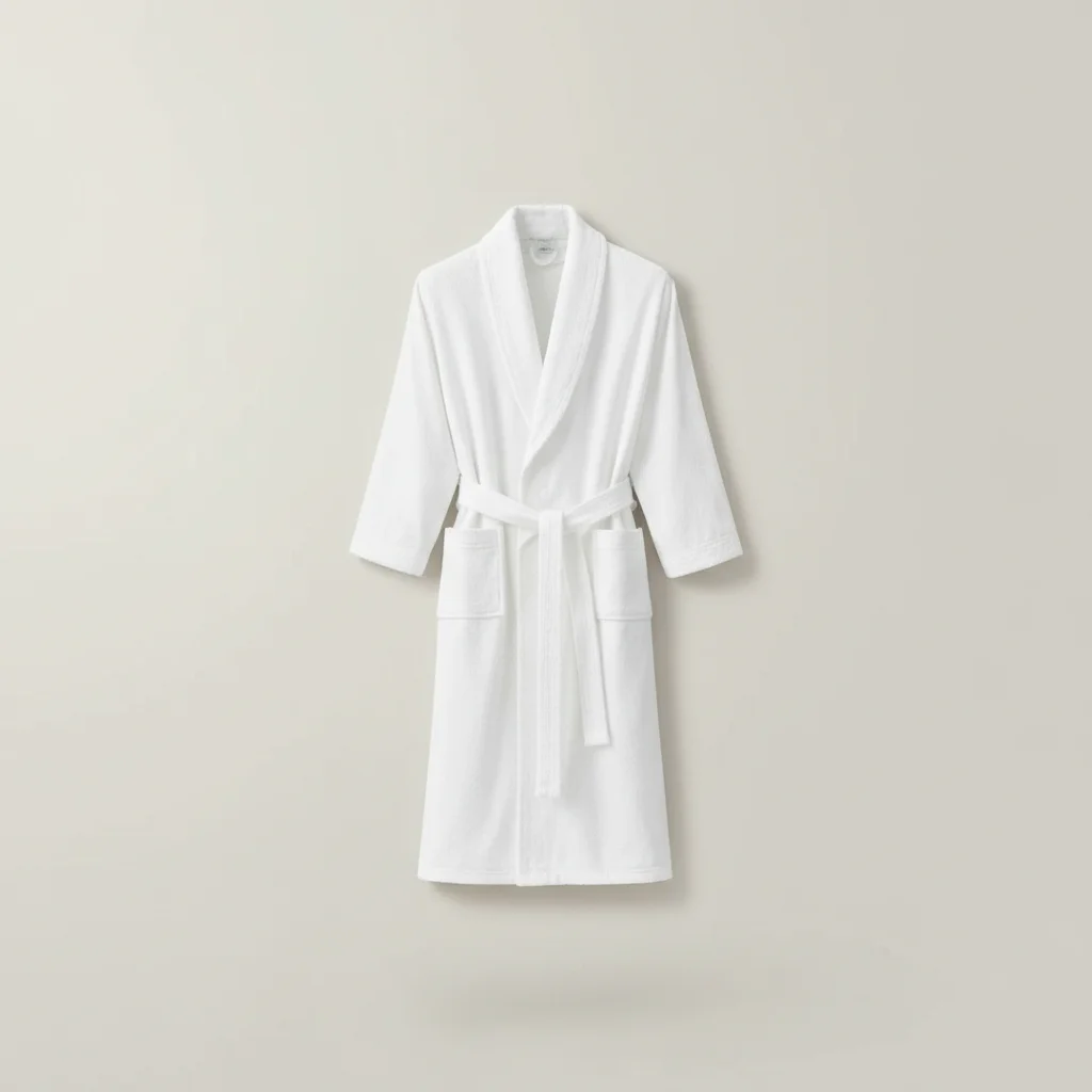 robe chambre homme éponge absorbante confort premium - Vue 6 - robe chambre homme