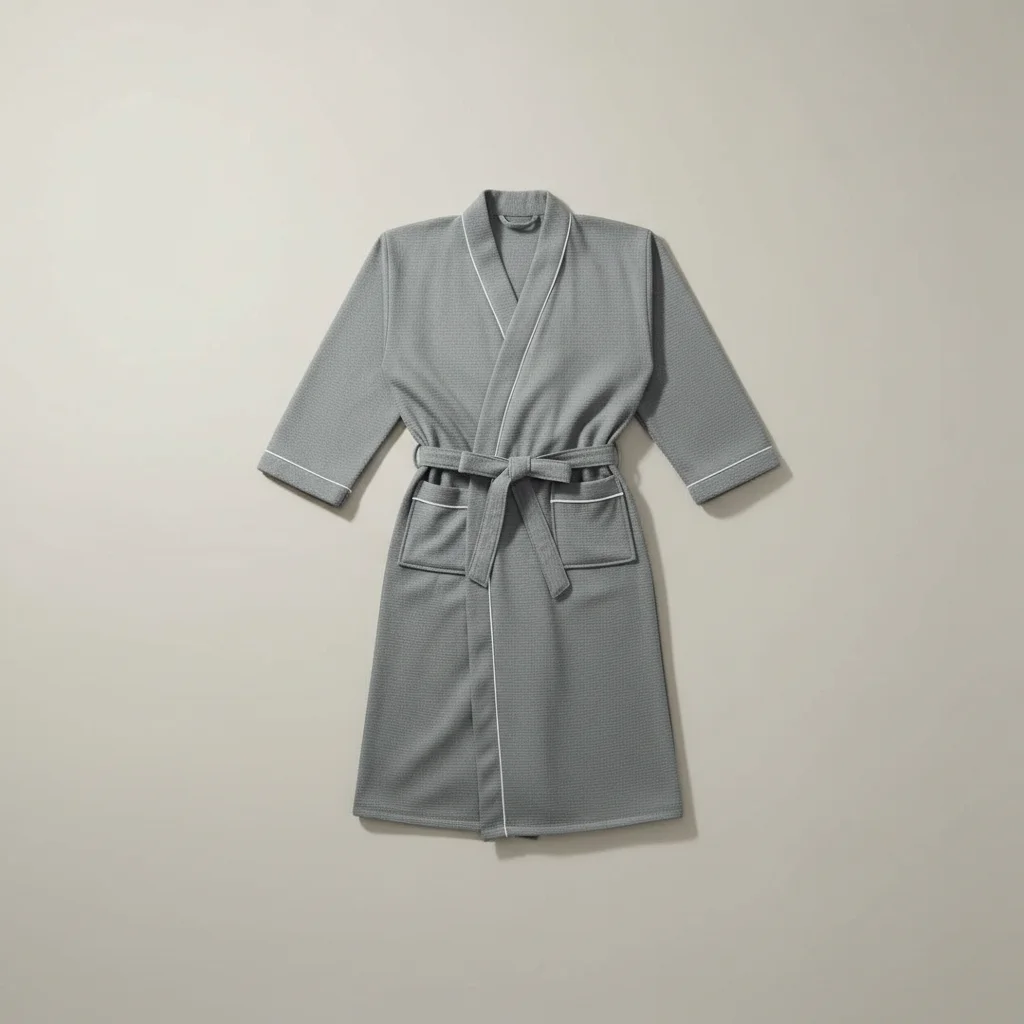 robe chambre homme éponge absorbante quotidienne - Vue 4 - robe chambre homme