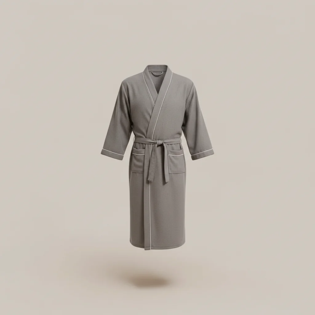 robe chambre homme éponge absorbante quotidienne - Vue 6 - robe chambre homme