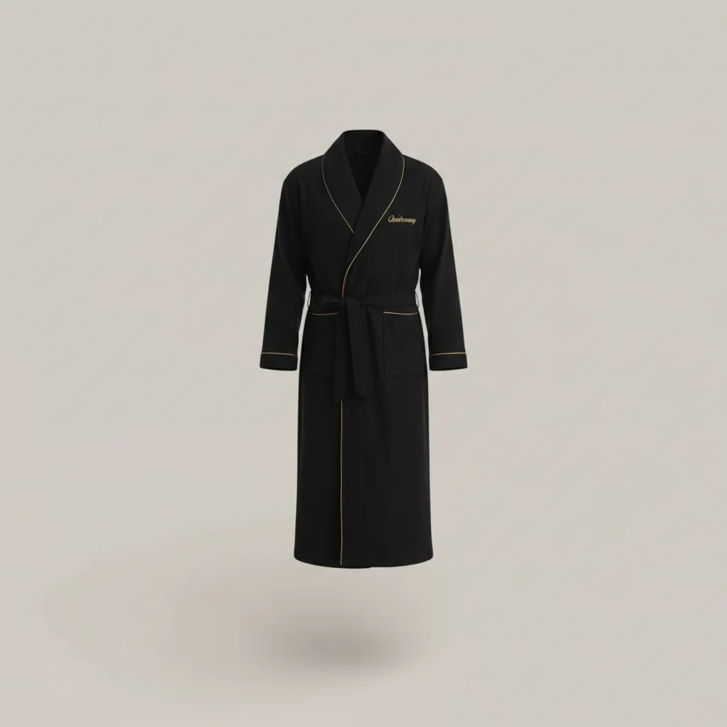 robe chambre homme éponge premium absorbante - Vue 1 - robe chambre homme