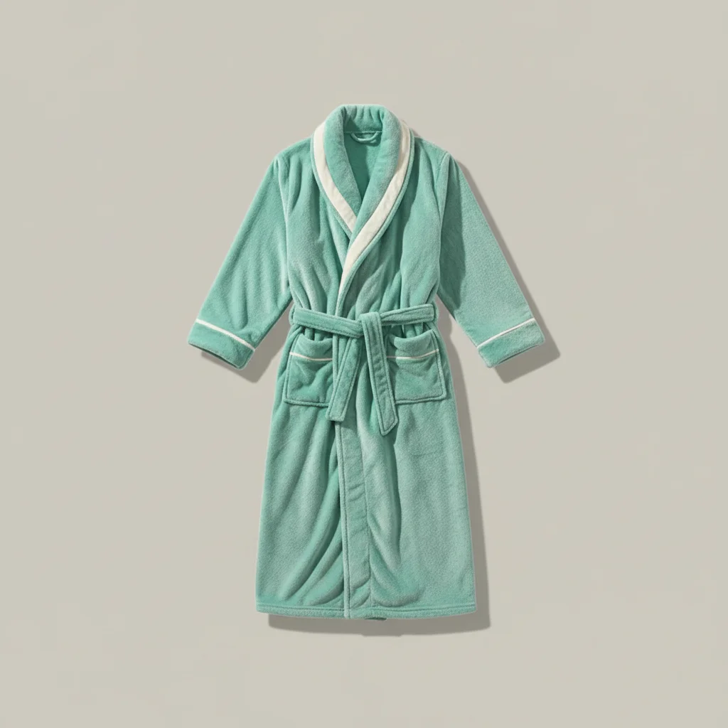 robe chambre homme flanelle confort long - Vue 4 - robe chambre homme
