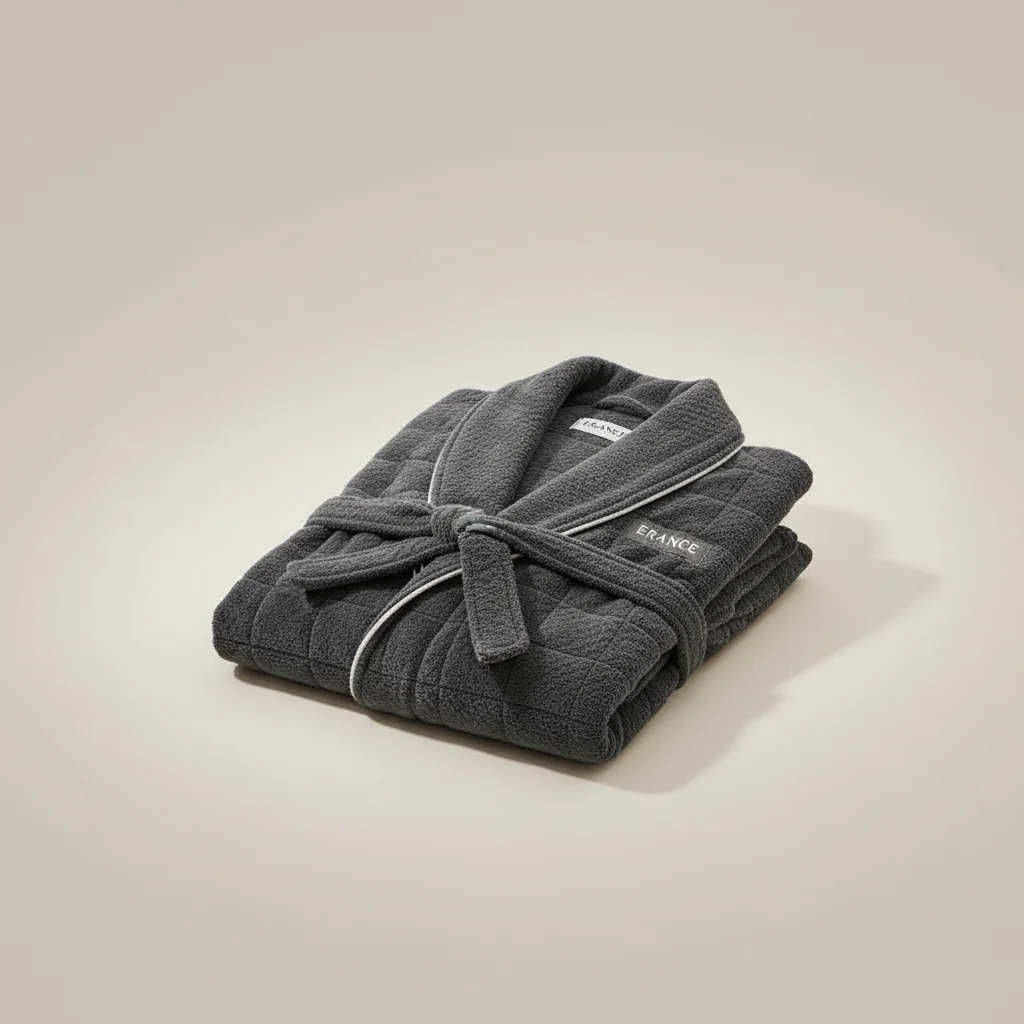 robe chambre homme flanelle confort premium - Vue 1 - robe chambre homme