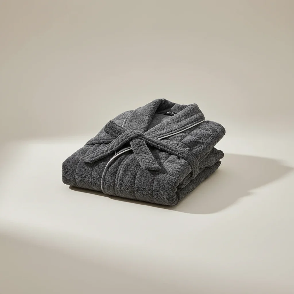 robe chambre homme flanelle confort premium - Vue 2 - robe chambre homme