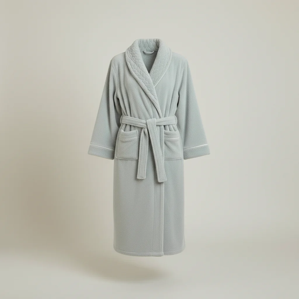 robe chambre homme flanelle épaisse confort ultime - Vue 1 - robe chambre homme