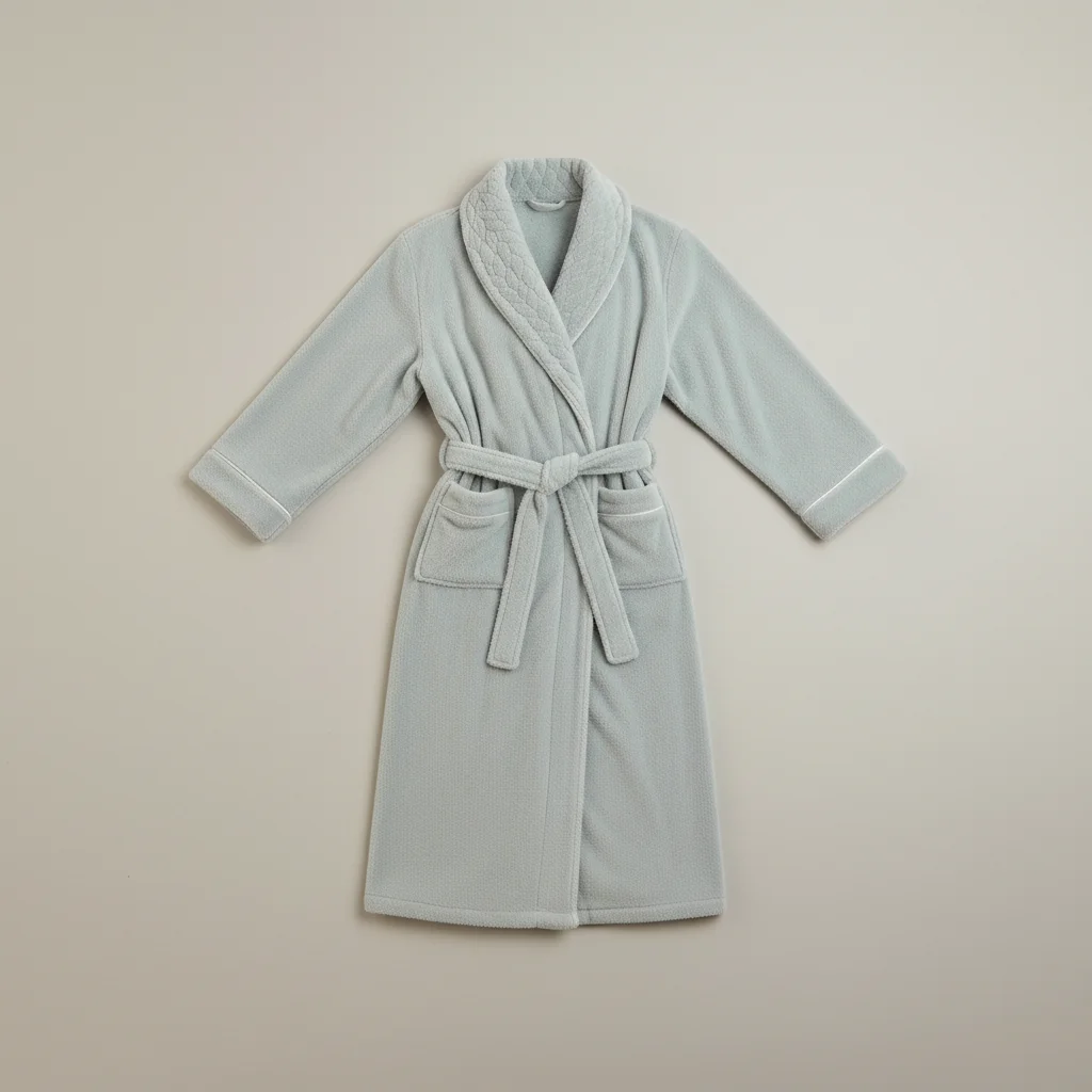 robe chambre homme flanelle épaisse confort ultime - Vue 3 - robe chambre homme