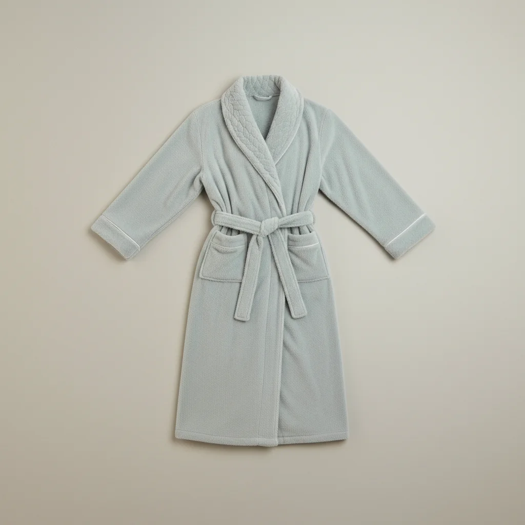 robe chambre homme flanelle épaisse confort ultime - Vue 5 - robe chambre homme