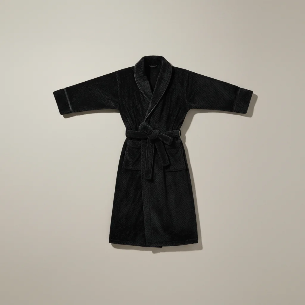 robe chambre homme flanelle longue confort - Vue 4 - robe chambre homme