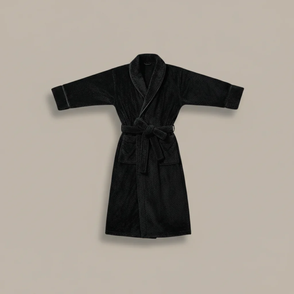 robe chambre homme flanelle longue confort - Vue 5 - robe chambre homme