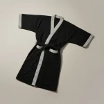 robe chambre homme gaufrée manches courtes confort - Vue 1 - robe chambre homme