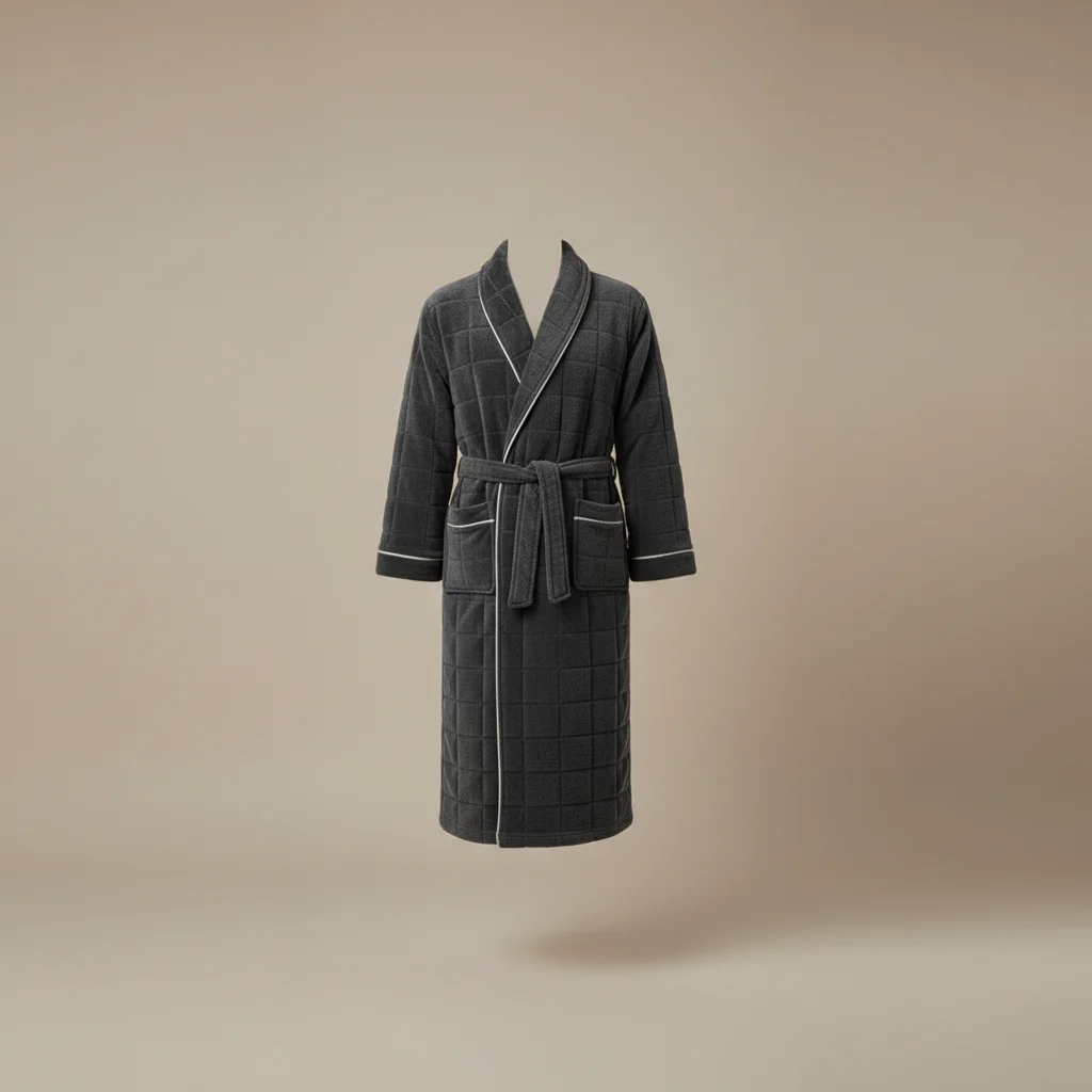 robe chambre homme grande taille confort - Vue 1 - robe chambre homme