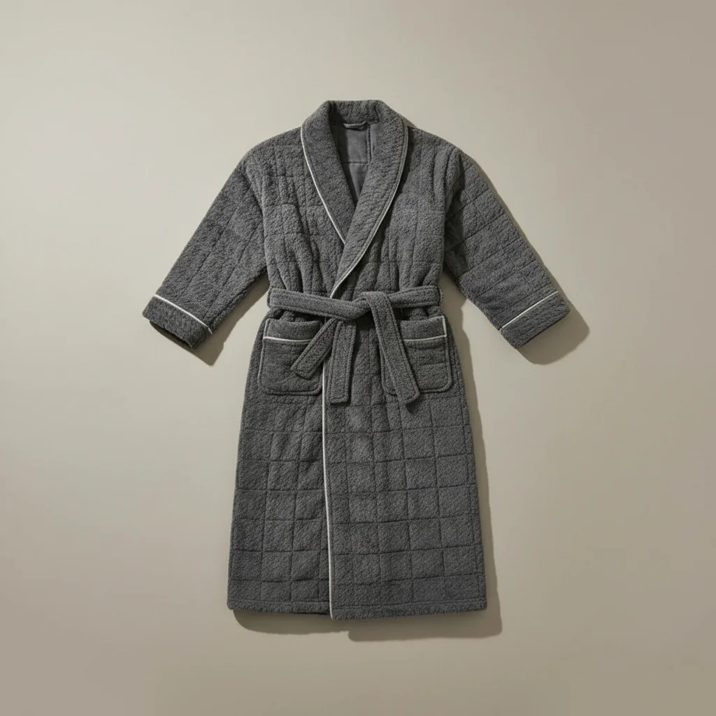 robe chambre homme grande taille confort - Vue 5 - robe chambre homme