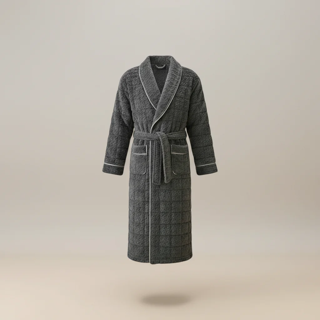 robe chambre homme grande taille confort - Vue 6 - robe chambre homme