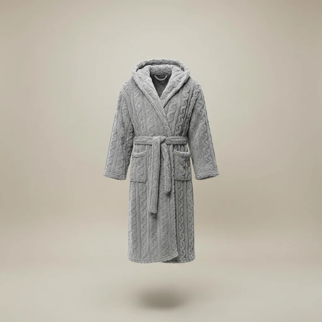 robe chambre homme hiver confort ultime - Vue 6 - robe chambre homme