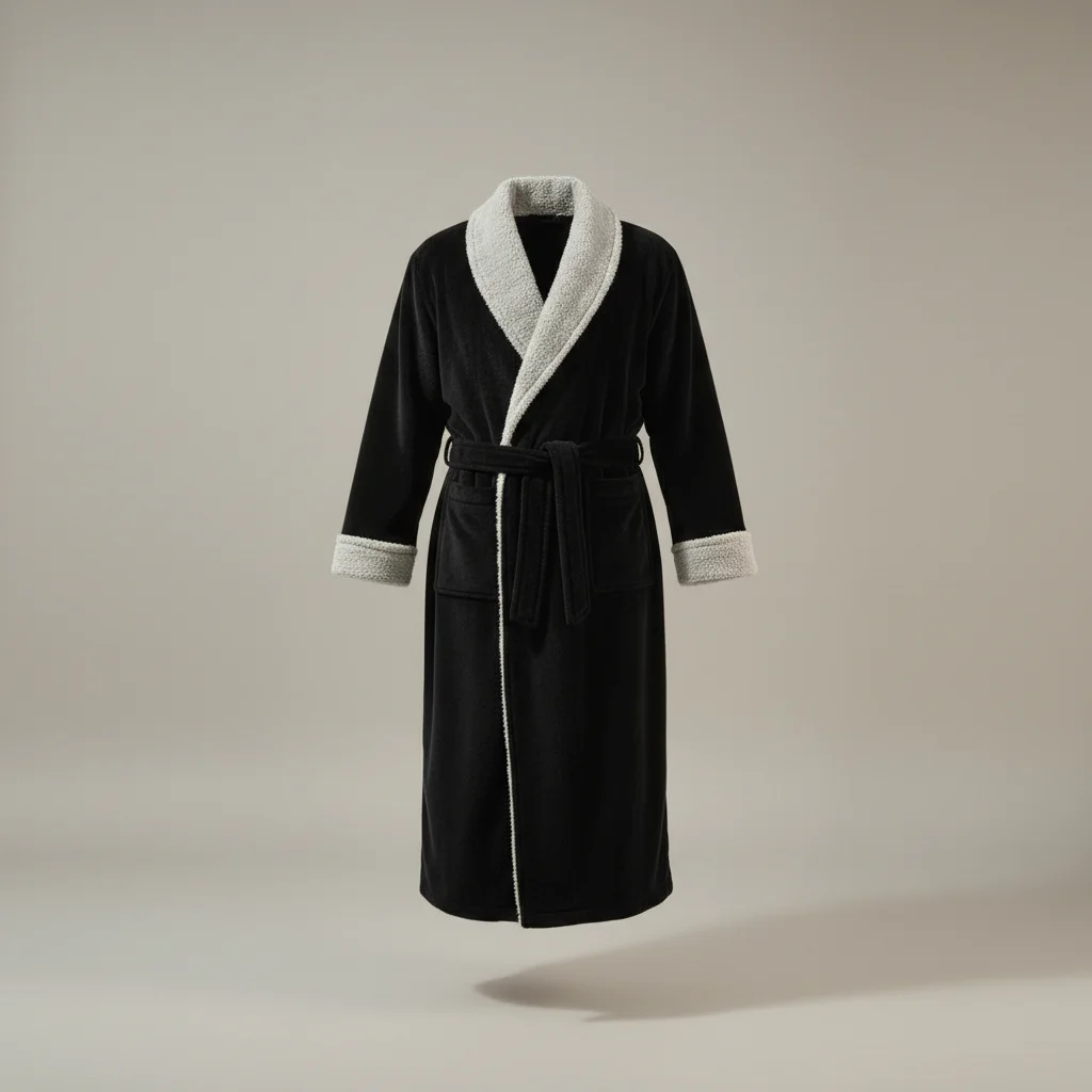 robe chambre homme hiver épaisse confort absolu - Vue 3 - robe chambre homme
