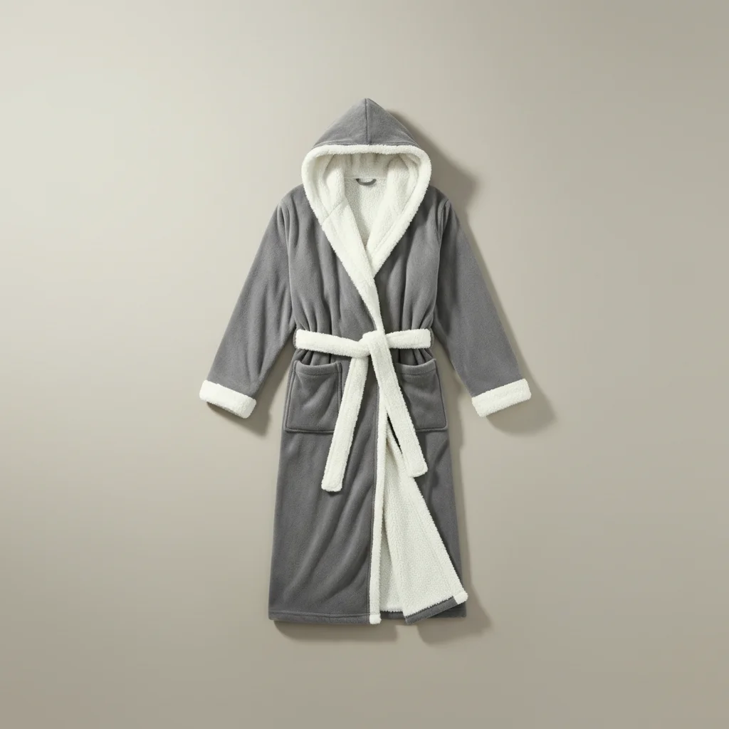 robe chambre homme hiver polyester confort - Vue 1 - robe chambre homme