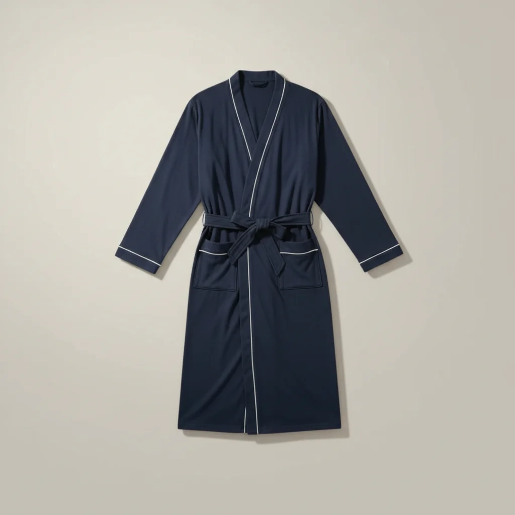 robe chambre homme jersey confort quotidien - Vue 1 - robe chambre homme