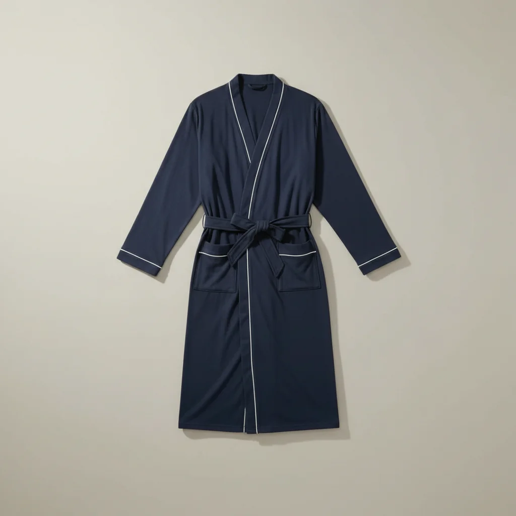 robe chambre homme jersey confort quotidien - Vue 2 - robe chambre homme