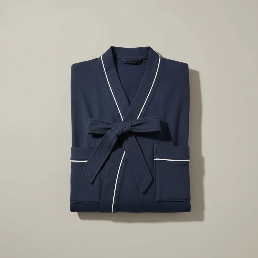 robe chambre homme jersey confort quotidien - Vue 3 - robe chambre homme