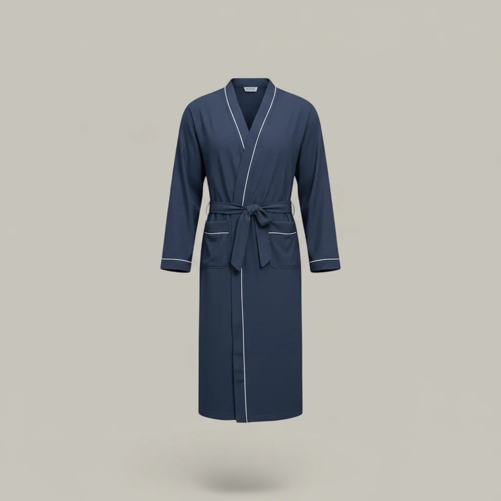 robe chambre homme jersey confort quotidien - Vue 6 - robe chambre homme