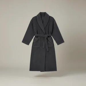 robe chambre homme longue en maille confort - Vue 2 - robe chambre homme