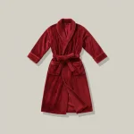 robe chambre homme longue flanelle élégante - Vue 1 - robe chambre homme