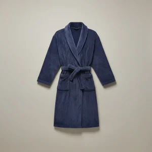 robe chambre homme longue polyester cocooning - Vue 1 - robe chambre homme