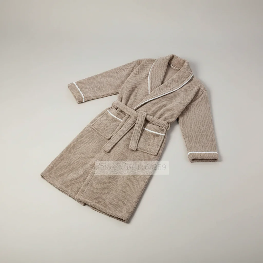 robe chambre homme longue polyester confort - Vue 1 - robe chambre homme