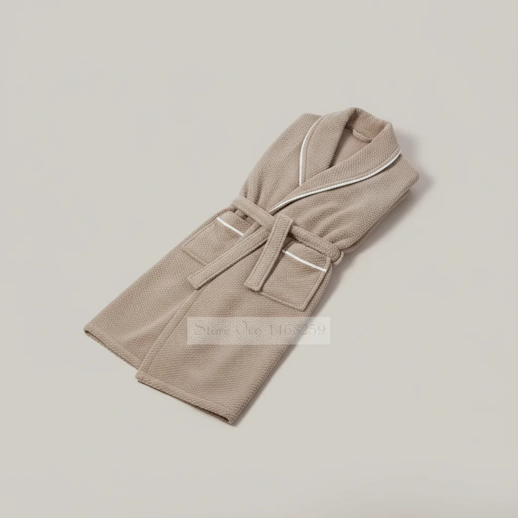 robe chambre homme longue polyester confort - Vue 3 - robe chambre homme