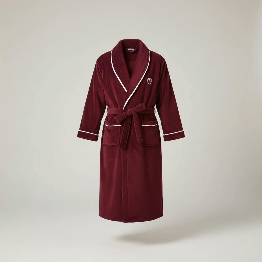 robe chambre homme polaire confort quotidien - Vue 4 - robe chambre homme