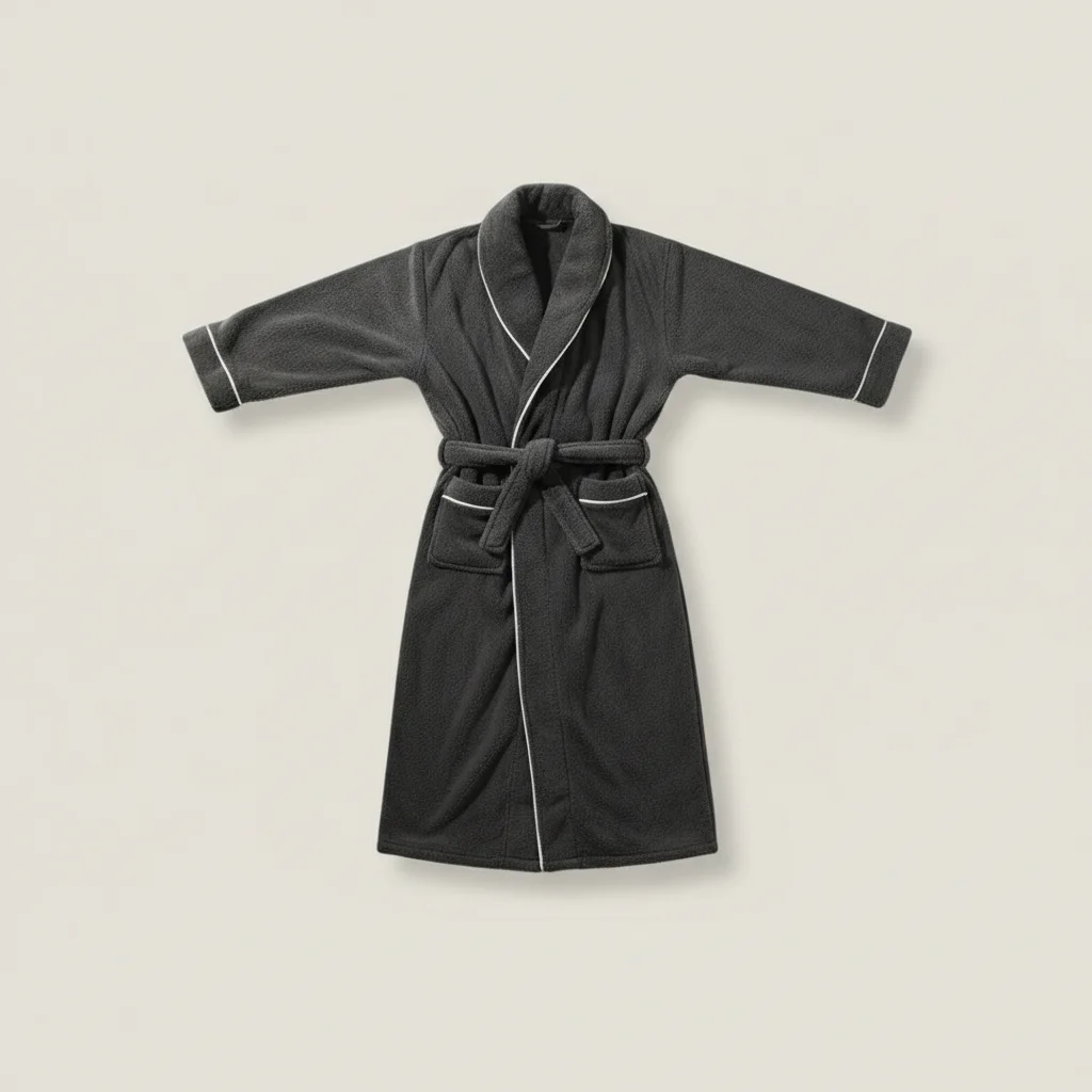robe chambre homme polyester confort quotidien - Vue 2 - robe chambre homme