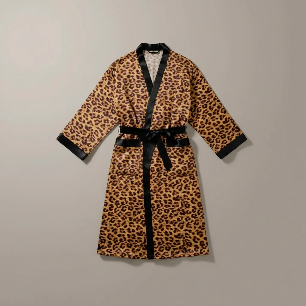 Robe chambre homme polyester style audacieux - Vue 5 - robe chambre homme