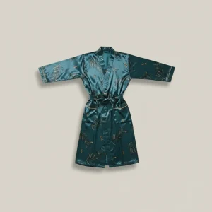 robe chambre homme satin style moderne - Vue 2 - robe chambre homme