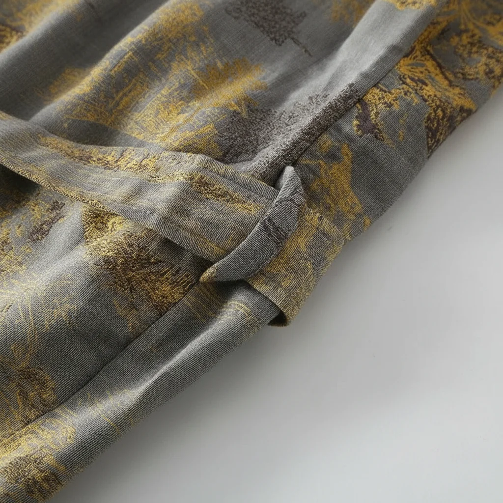 robe chambre homme style kimono élégant - Vue 8 - robe chambre homme