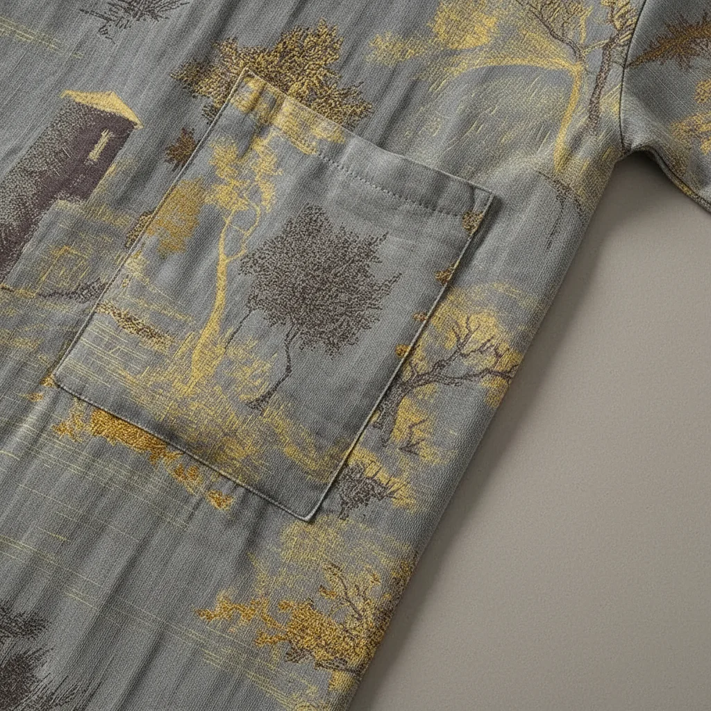 robe chambre homme style kimono élégant - Vue 9 - robe chambre homme