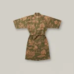 robe chambre homme style kimono en coton - Vue 1 - robe chambre homme